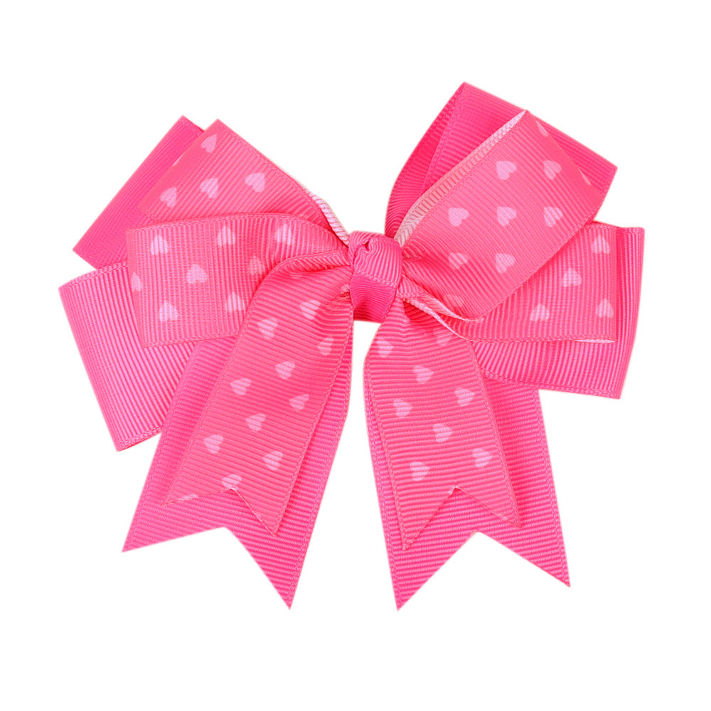 (Pre Order)Girls Valentine's Day Bow Hair Clip