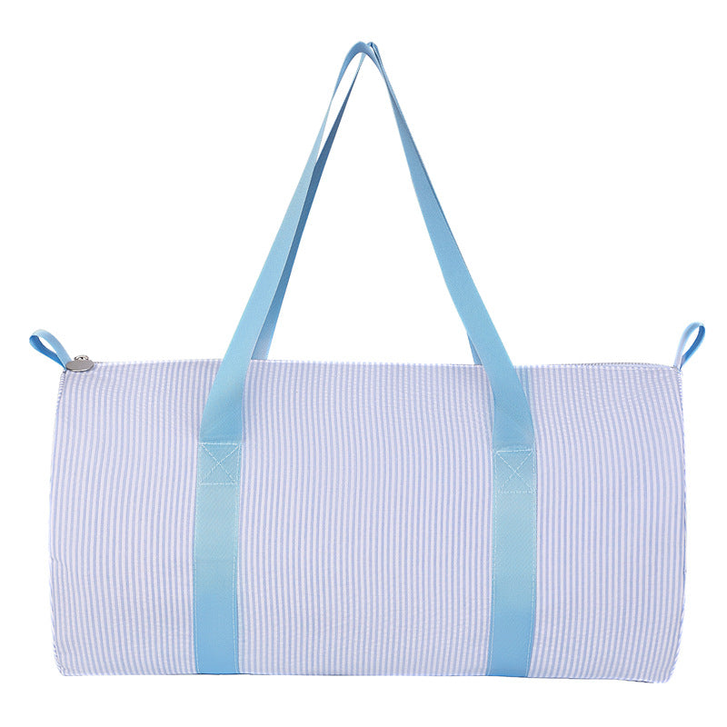 (Pre Order)Seersucker Travel Duffel Bag