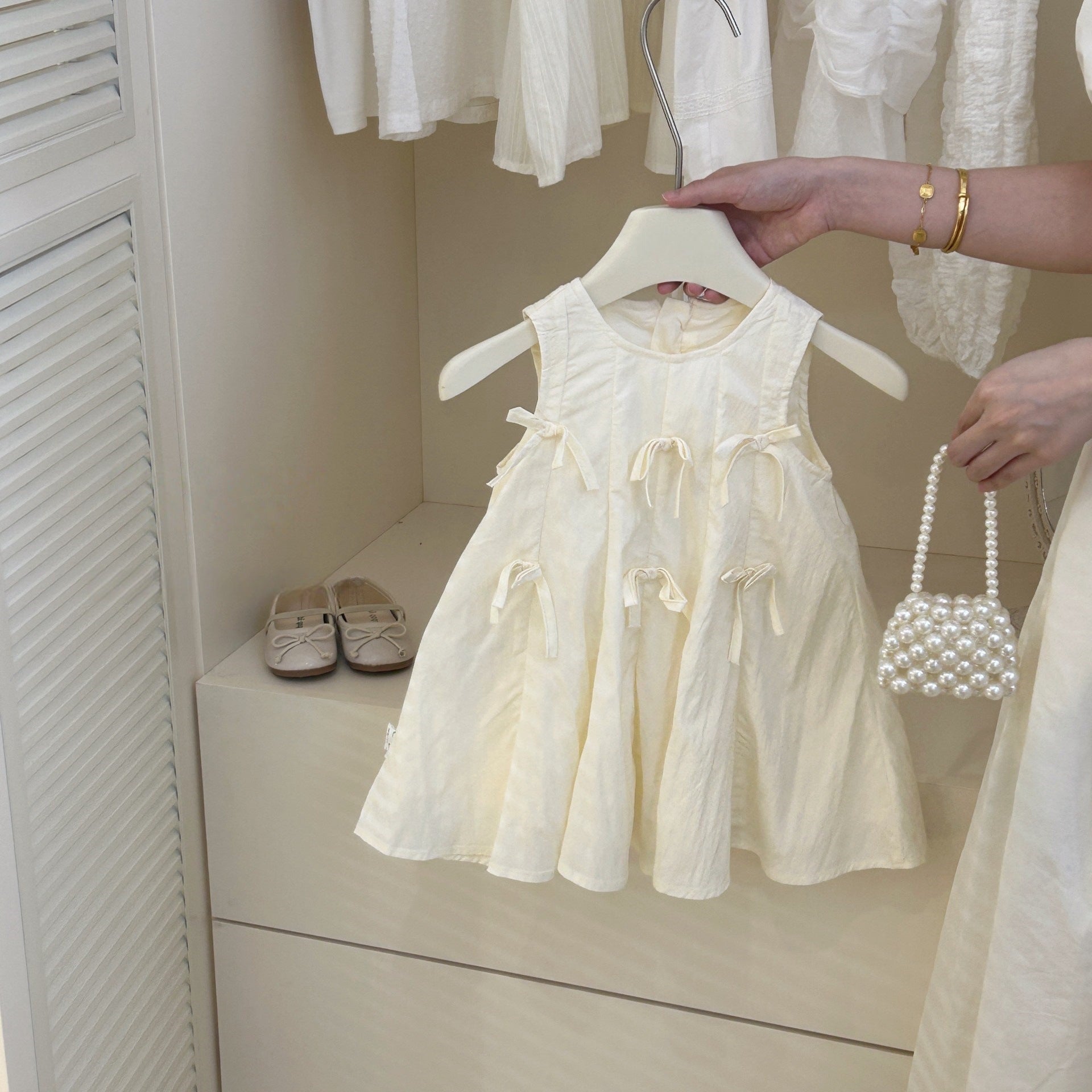 (In Production)Girls Spring&Summer Bow Dress