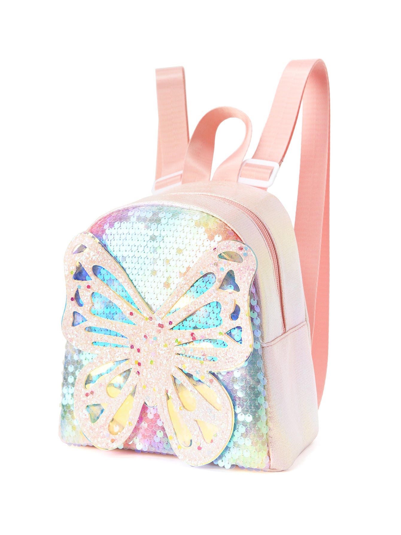 (Pre Order)Girls Butterfly Sequin backpack