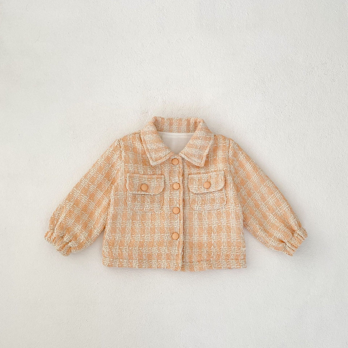 (Pre Order 2 Weeks)Kids Fall&Spring Plaid Coat