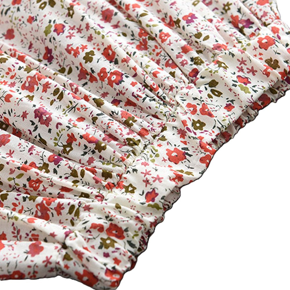 (In Production)Girls Spring and Summer Cartoon Applique Skirt Set