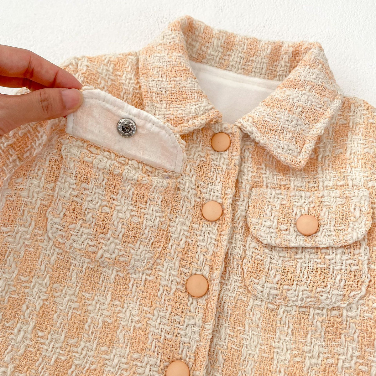 (Pre Order 2 Weeks)Kids Fall&Spring Plaid Coat