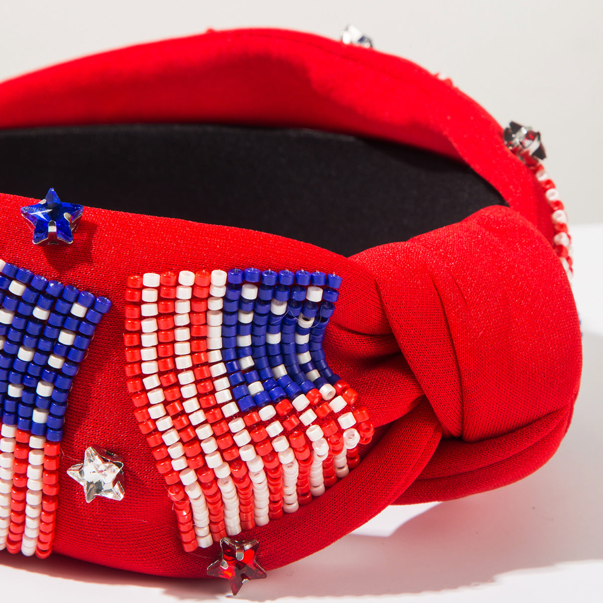(Pre Order)Patriotic Stylish Seed Beads Headband