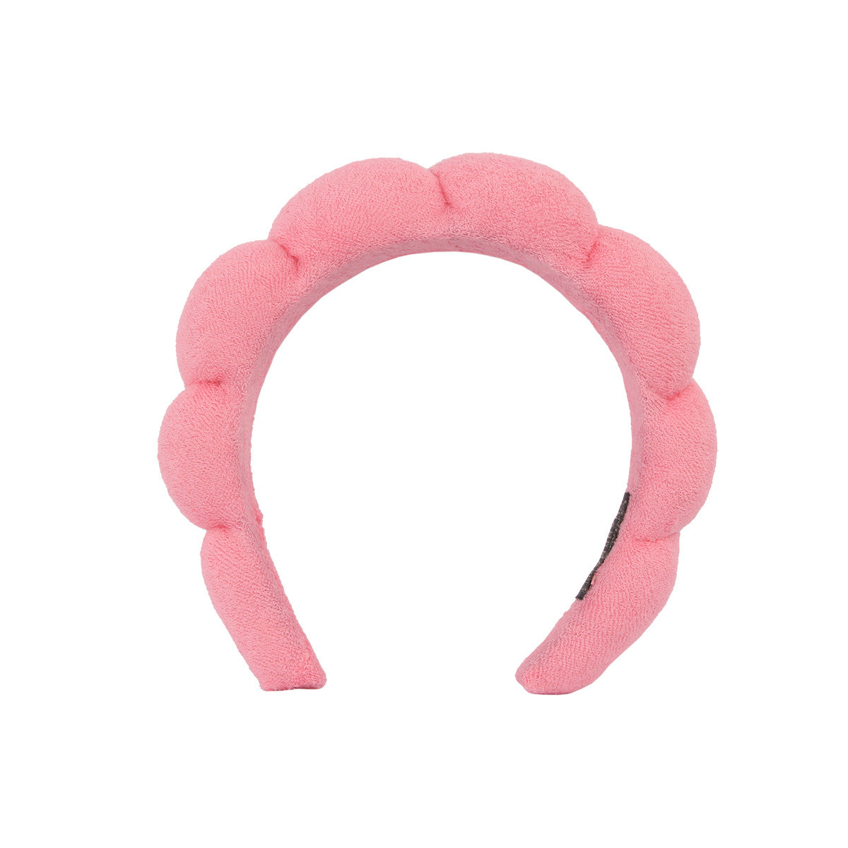 (Pre Order)Sponge Terry Scalloped Headband For Washing Face Makeup
