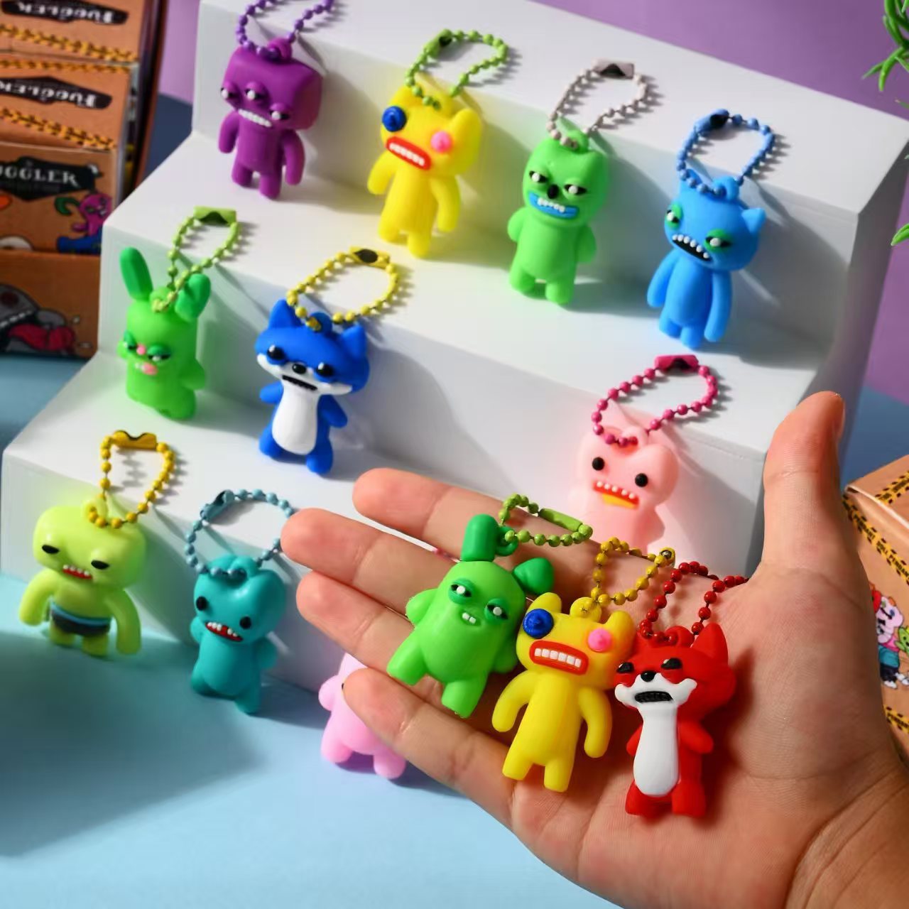 (Pre Order)Multi-style Cartoon Pendant Blind Box-24 Pcs to a box