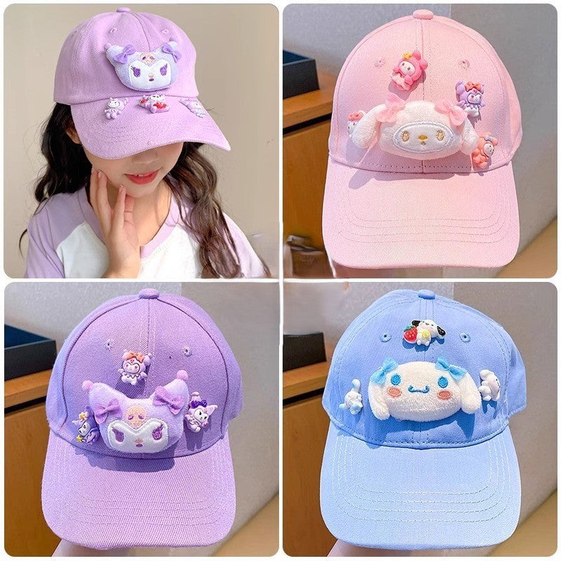 (Pre Order)Kids Cartoon Baseball Cap