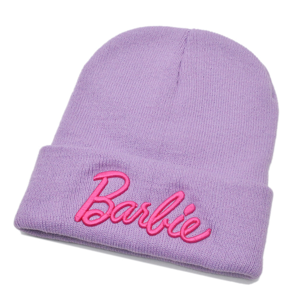 (Pre Order)Mommy and Me Embroidery Knitted Hat