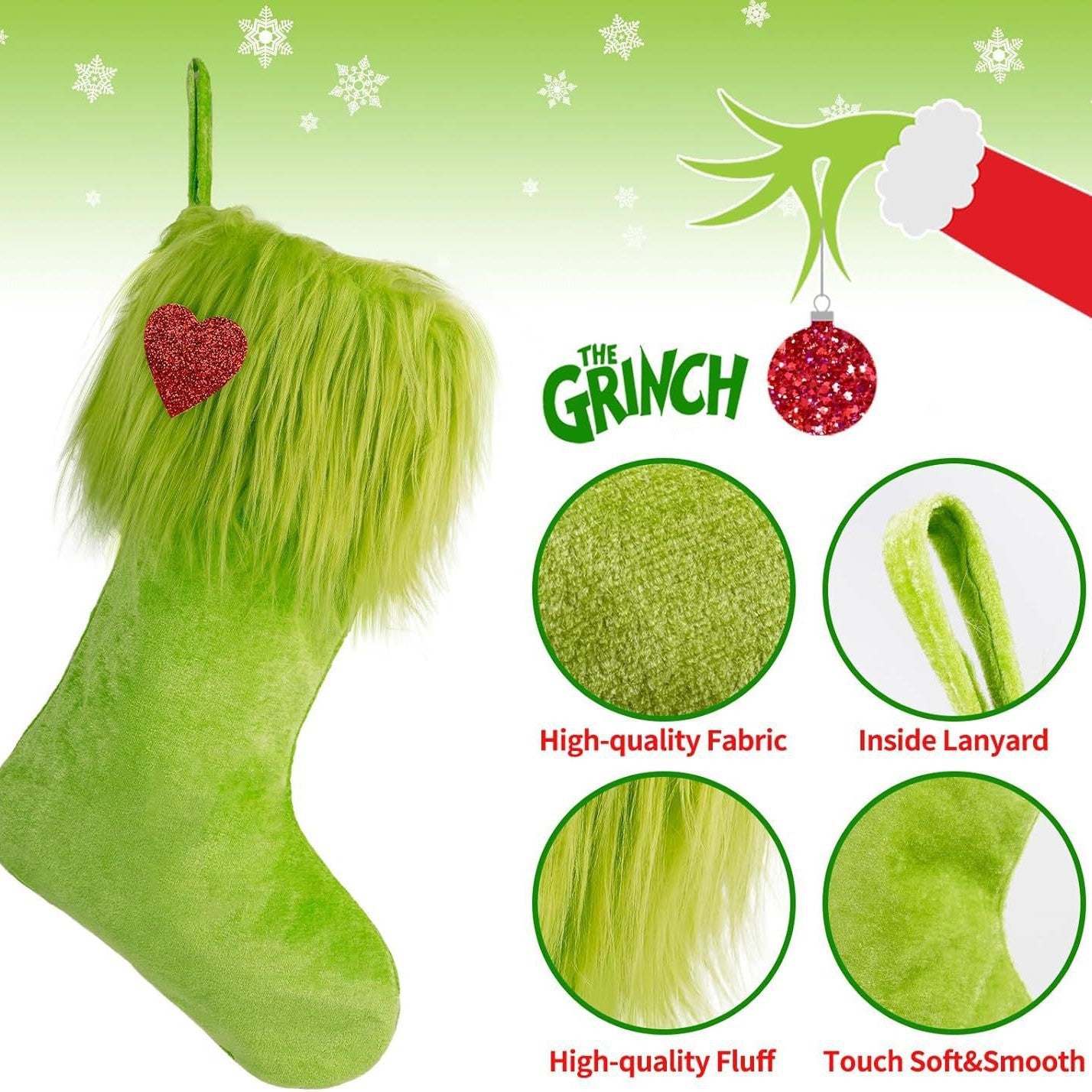 (Pre Order)Christmas Tree Ornamented Stockings