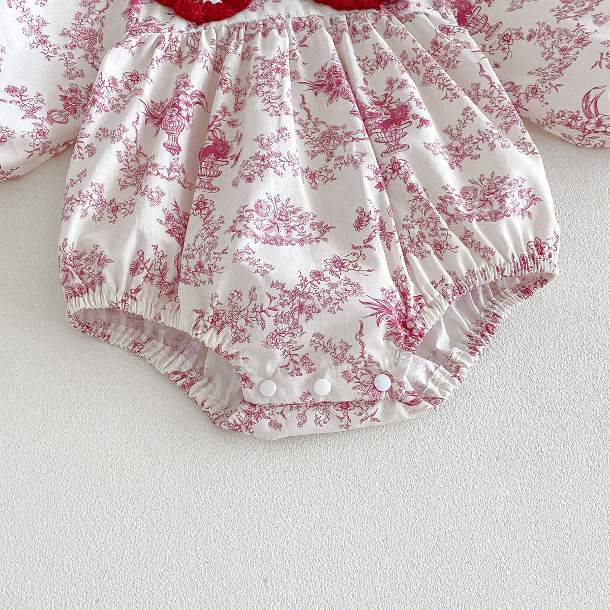 (Pre Order 2 Weeks)Sisters Fall Floral Collar Dress&Romper