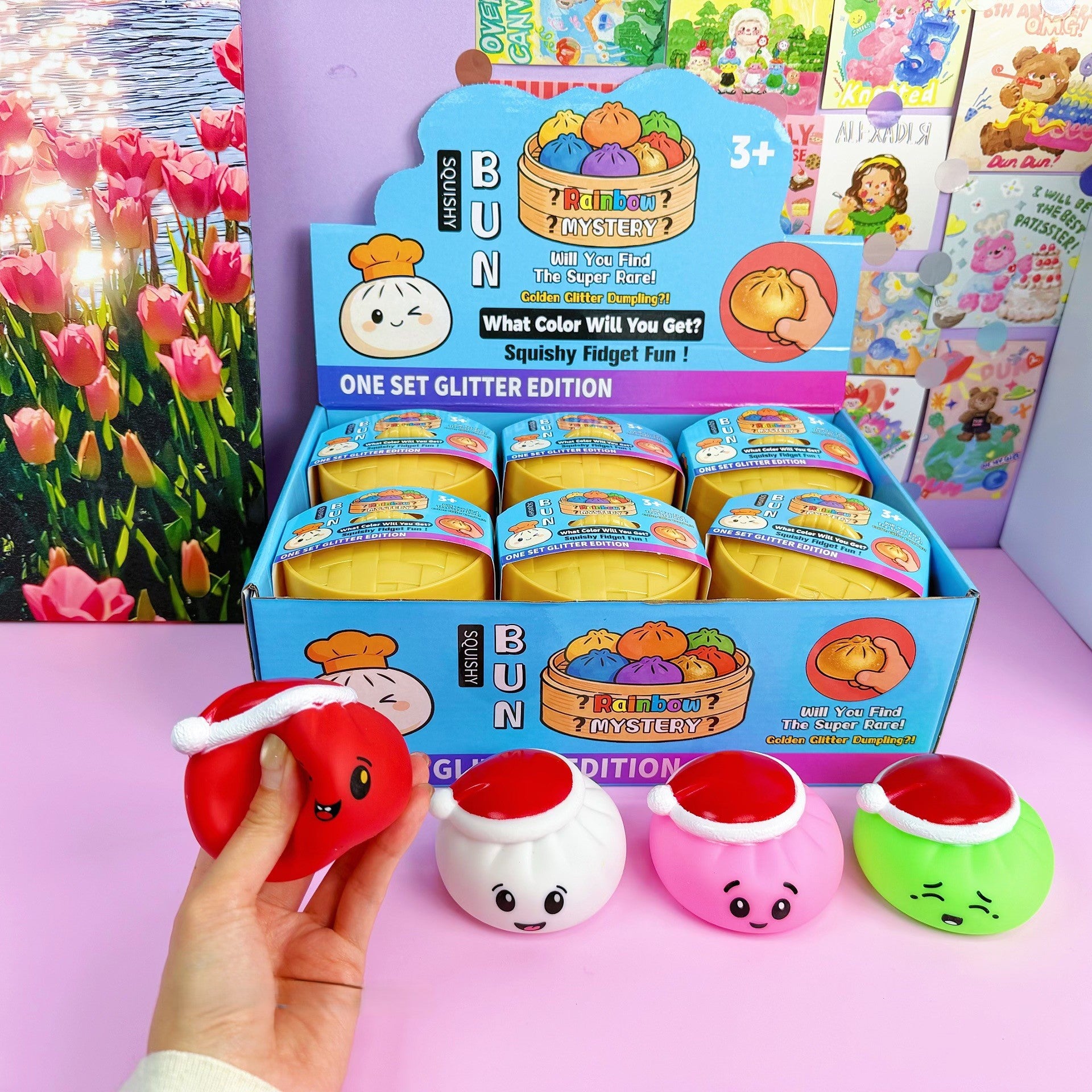 (Pre Order)Squishy Squeeze Christmas Dumpling Toy