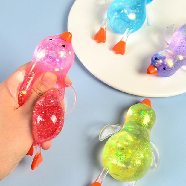 (Pre Order)Squeeze Duck Toy-Sequin