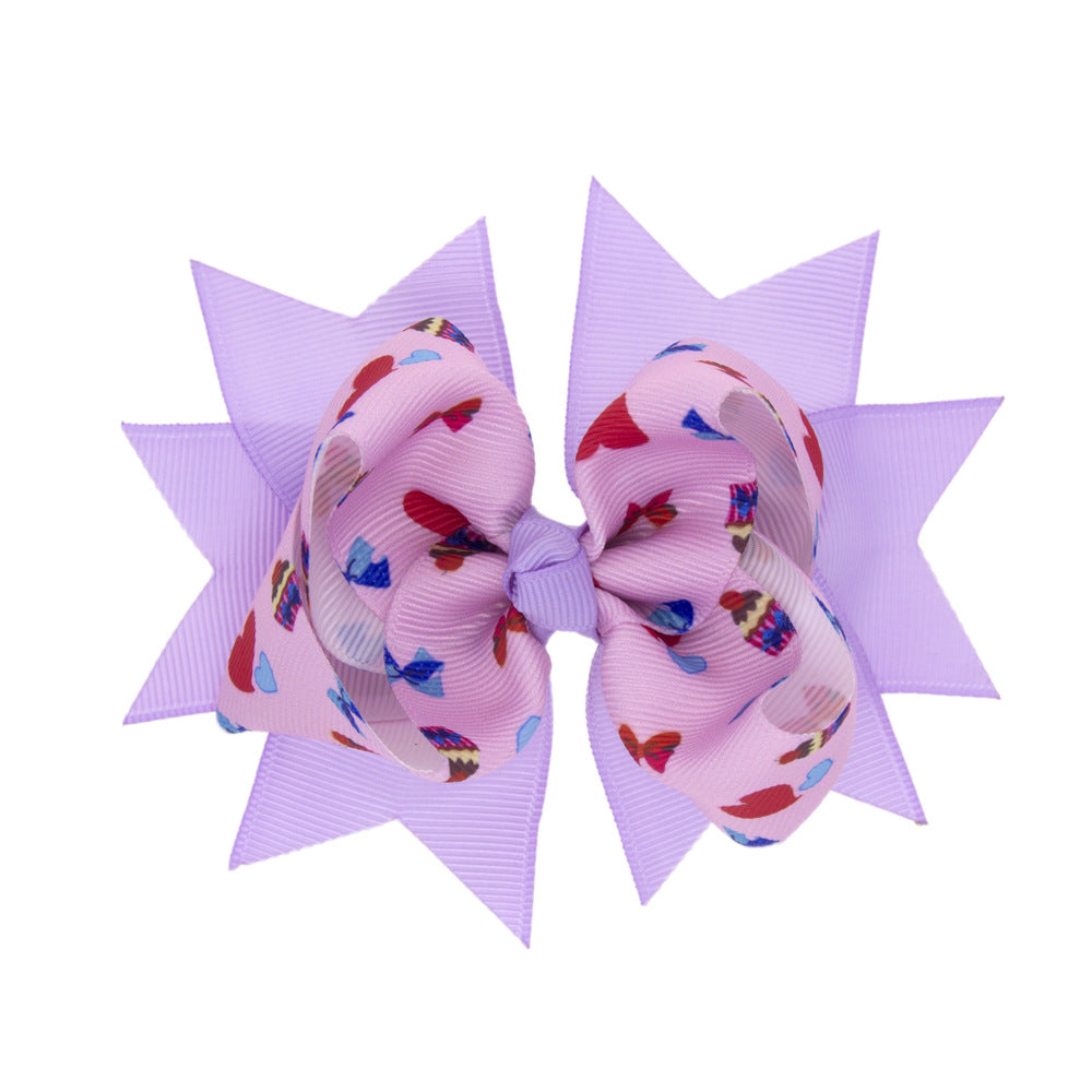 (Pre Order)Girls Valentine's Day Bow Hair Clip