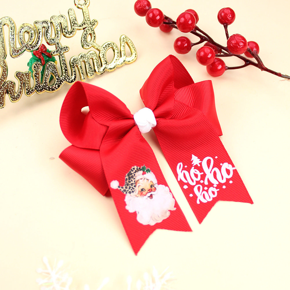 (Pre Order)Girls Christmas Bow-10 Pcs