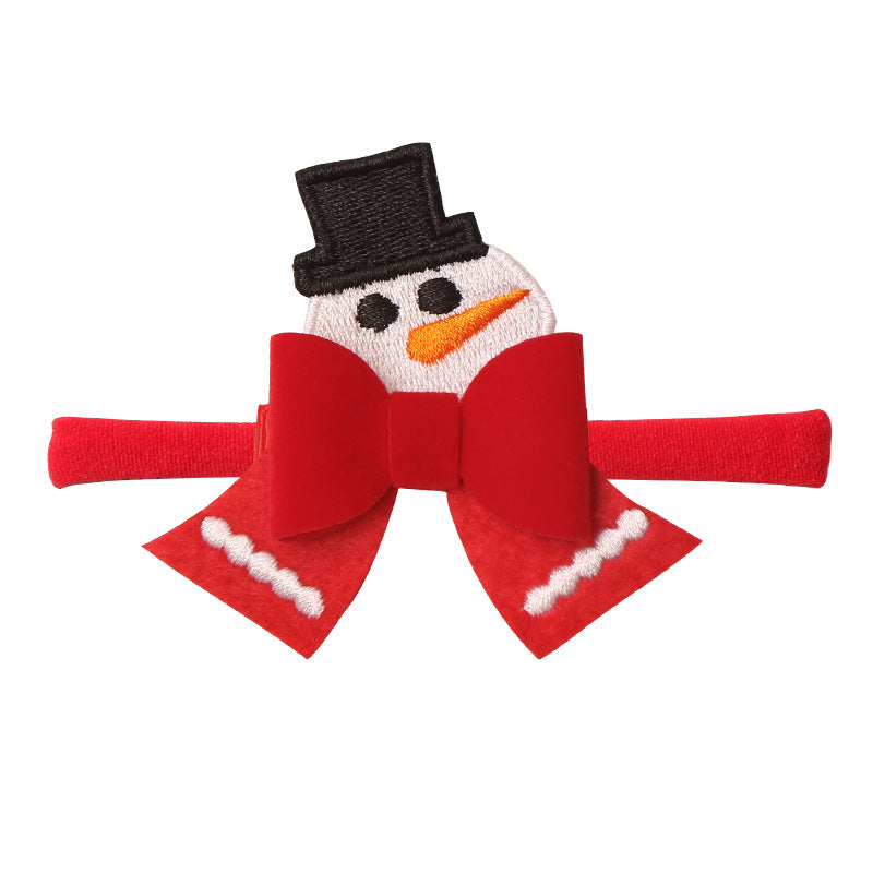 (Pre Order)Baby Girls Christmas Elastic Headband