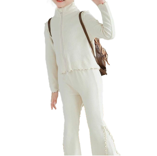 (Pre Order)Girls Spring Solid Color Outfit Set