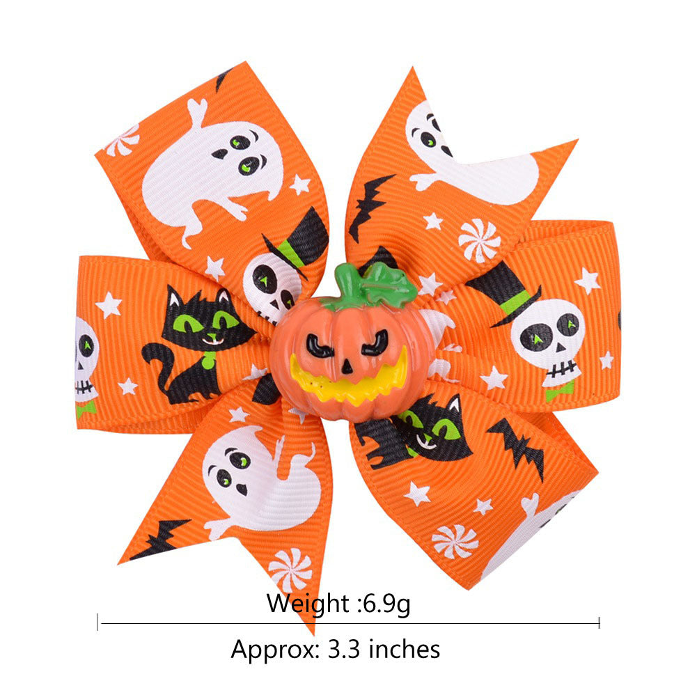 (Pre Order)Girls Halloween Hair Clip