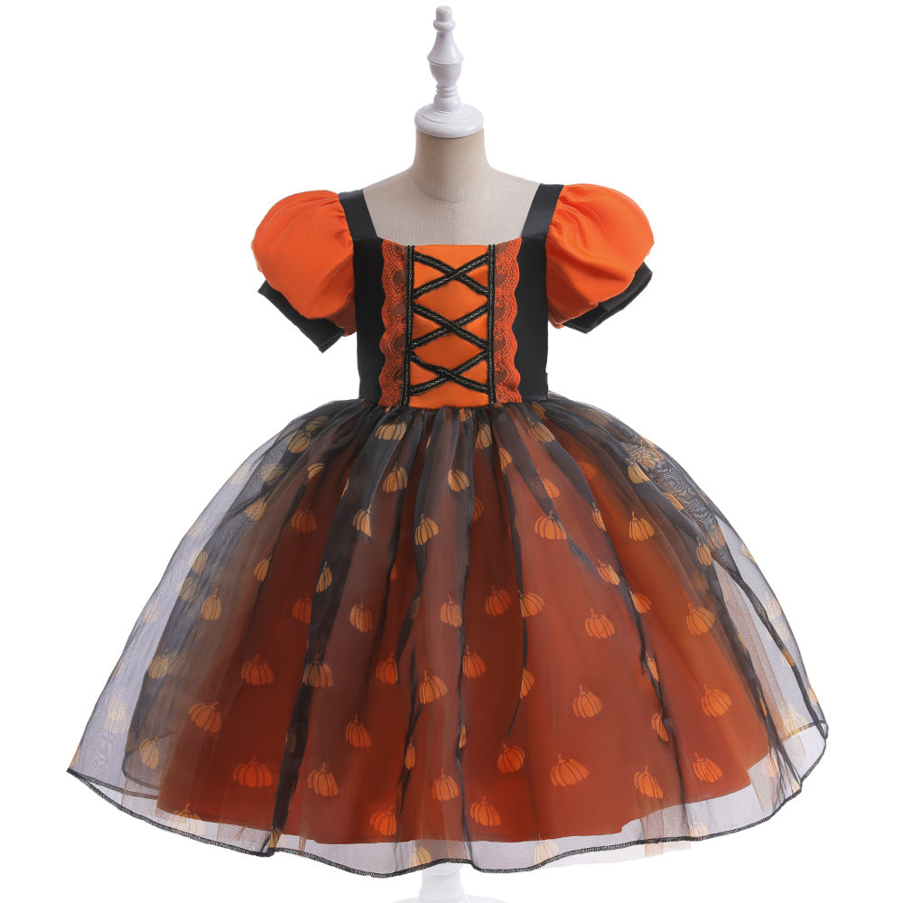 (Pre Order)Girls Halloween Costumes Tulle Dress