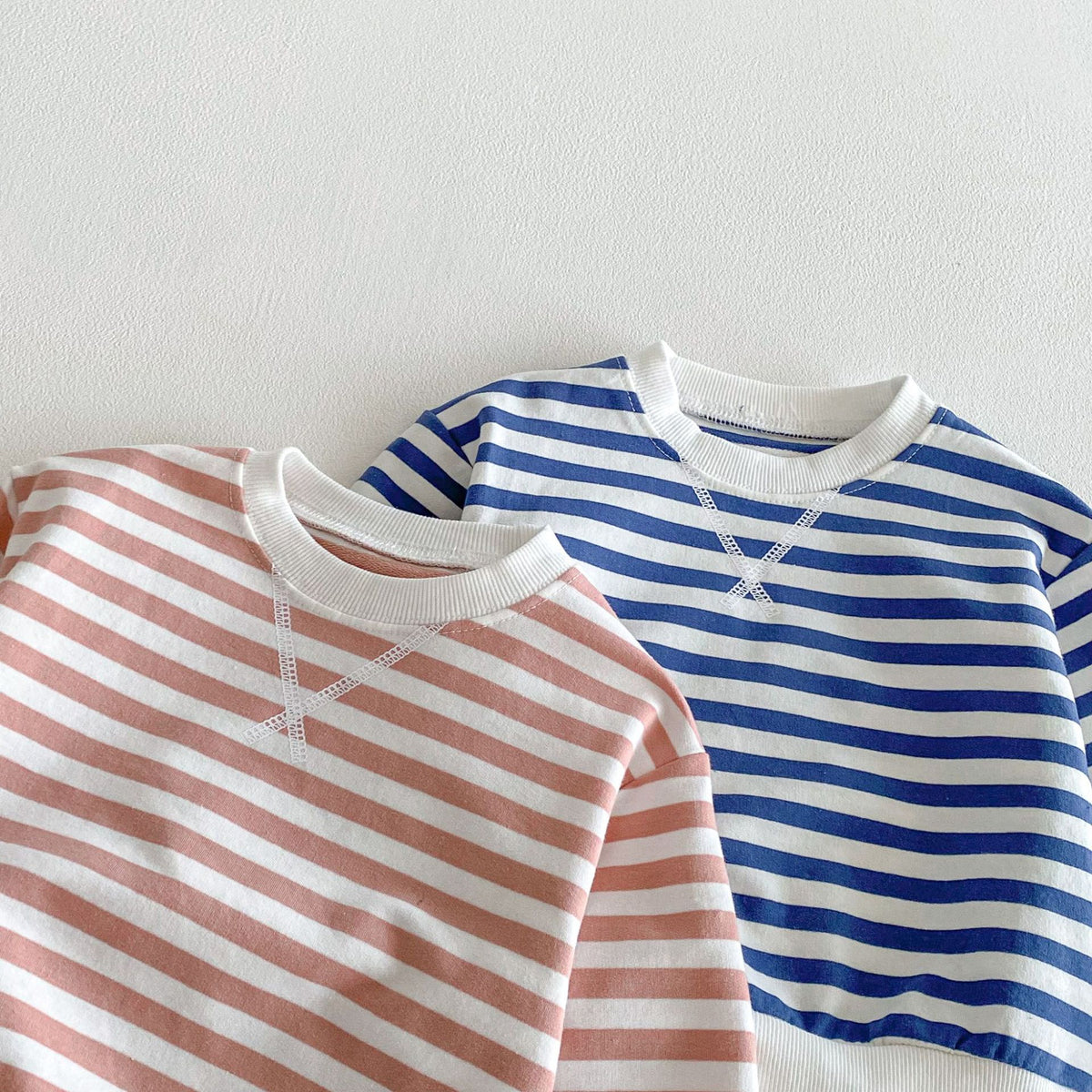 (Pre Order 2 Weeks)Unisex Fall Stripe Sweatshirt