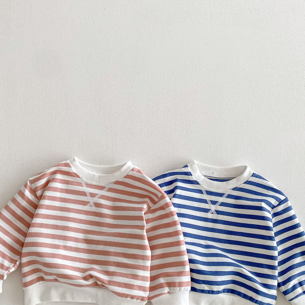 (Pre Order 2 Weeks)Unisex Fall Stripe Sweatshirt