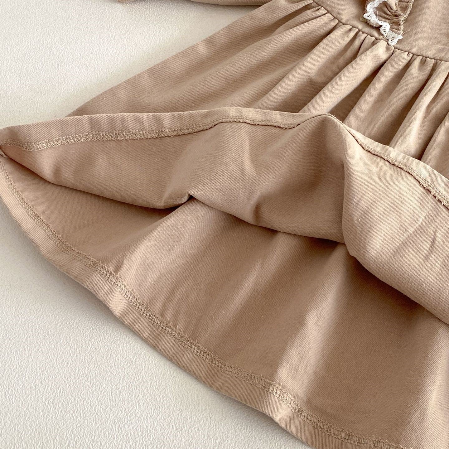 (In Production)Girls Fall Ruffle Lace Dress