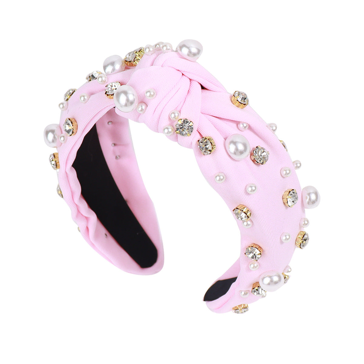(Pre Order)Stylish Pearl Rhinestone Headband