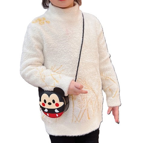 (Pre Order)Girls Cartoon Shape Diagonal Cross Purse