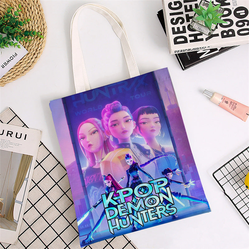 (Pre Order)Movie Character Canvas Bag