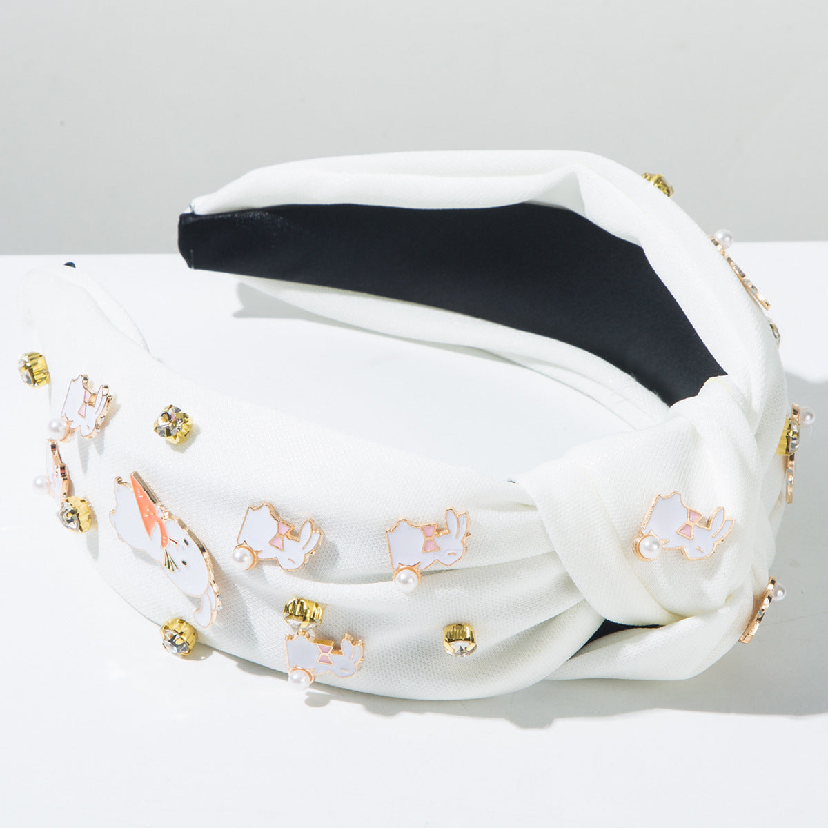 (Pre Order)Easter Stylish Bunny Rhinestone Headband