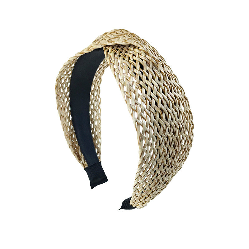 (Pre Order)Stylish Knotted Lafite Grass Headband
