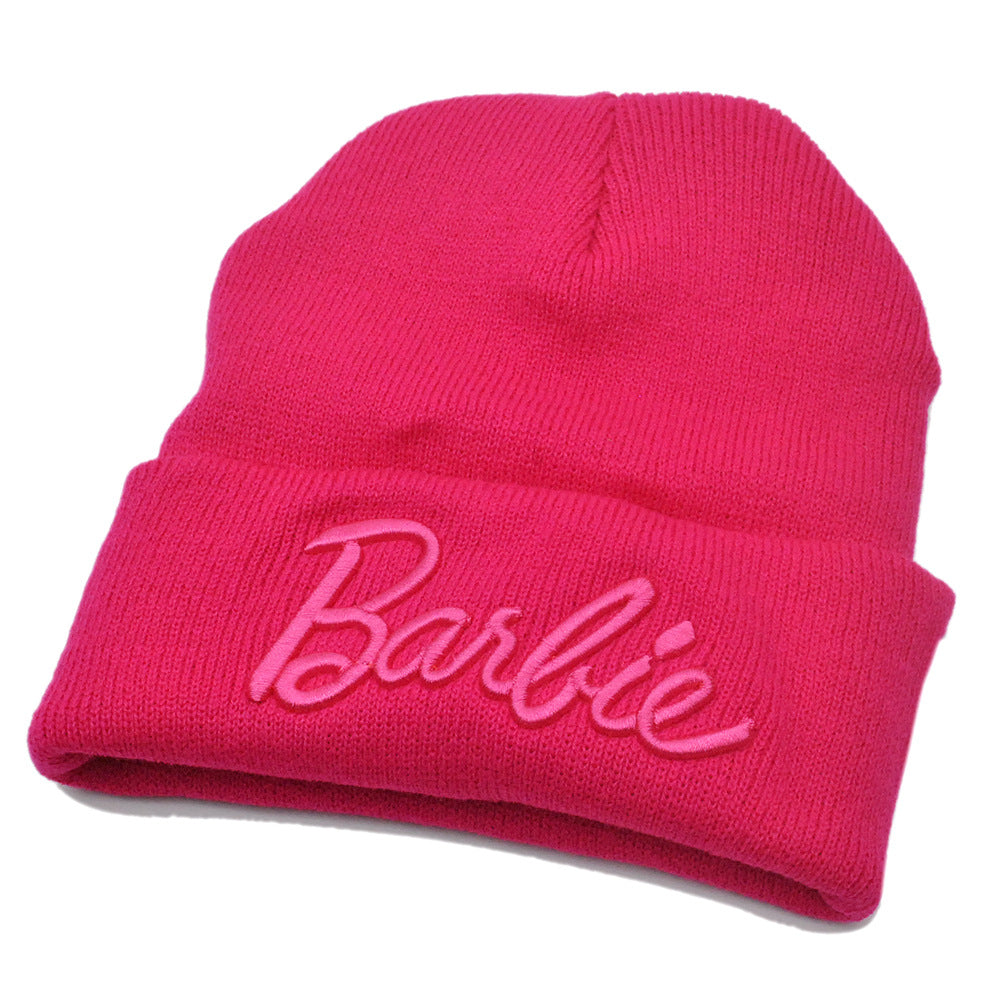 (Pre Order)Mommy and Me Embroidery Knitted Hat