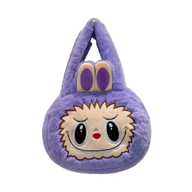 (Pre Order)Kids Cute Cartoon Plush Handbag
