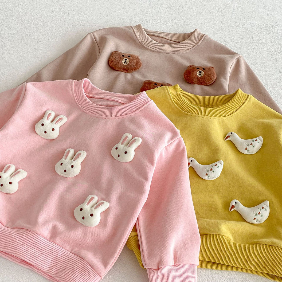(Pre Order 2 Weeks)Girls Fall Solid Color Sweatshirt Set