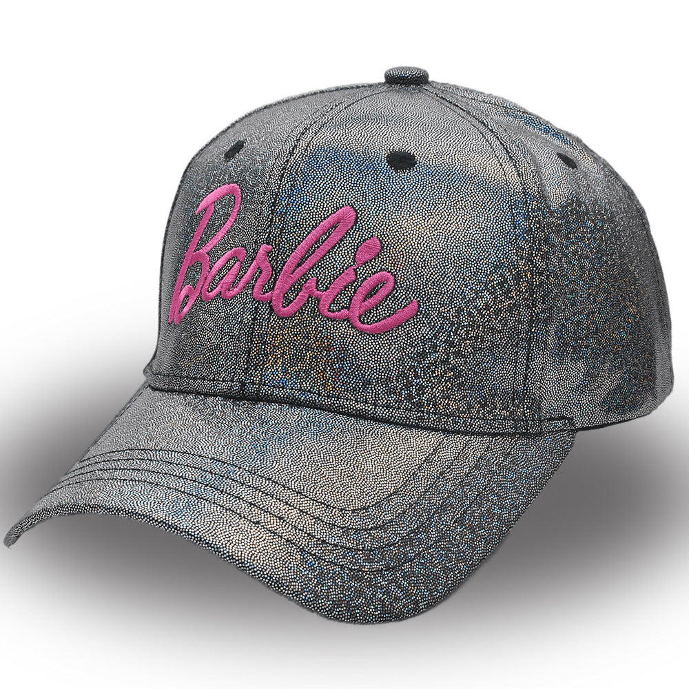 (Pre Order)Girls Pink Embroidered Laser Baseball Cap