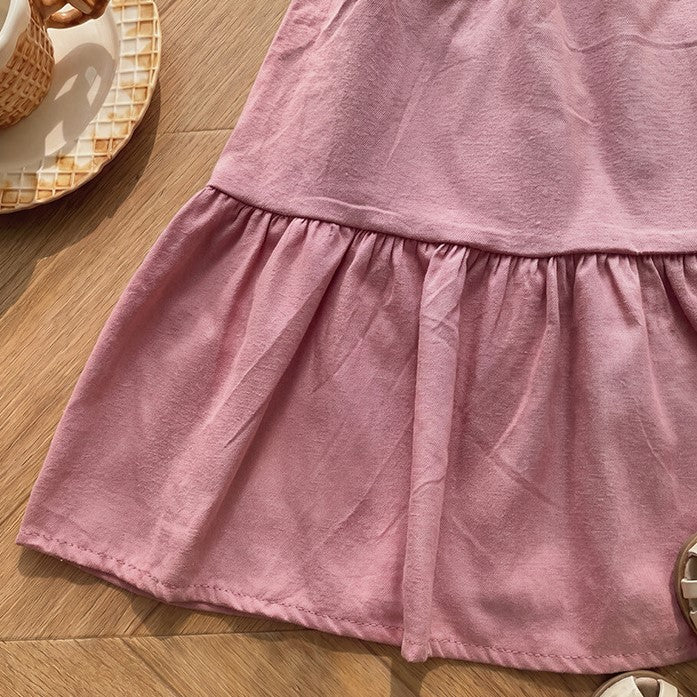 (Pre Order 2 Weeks)Girls Fall Long Sleeves Lace Ruffle Dress