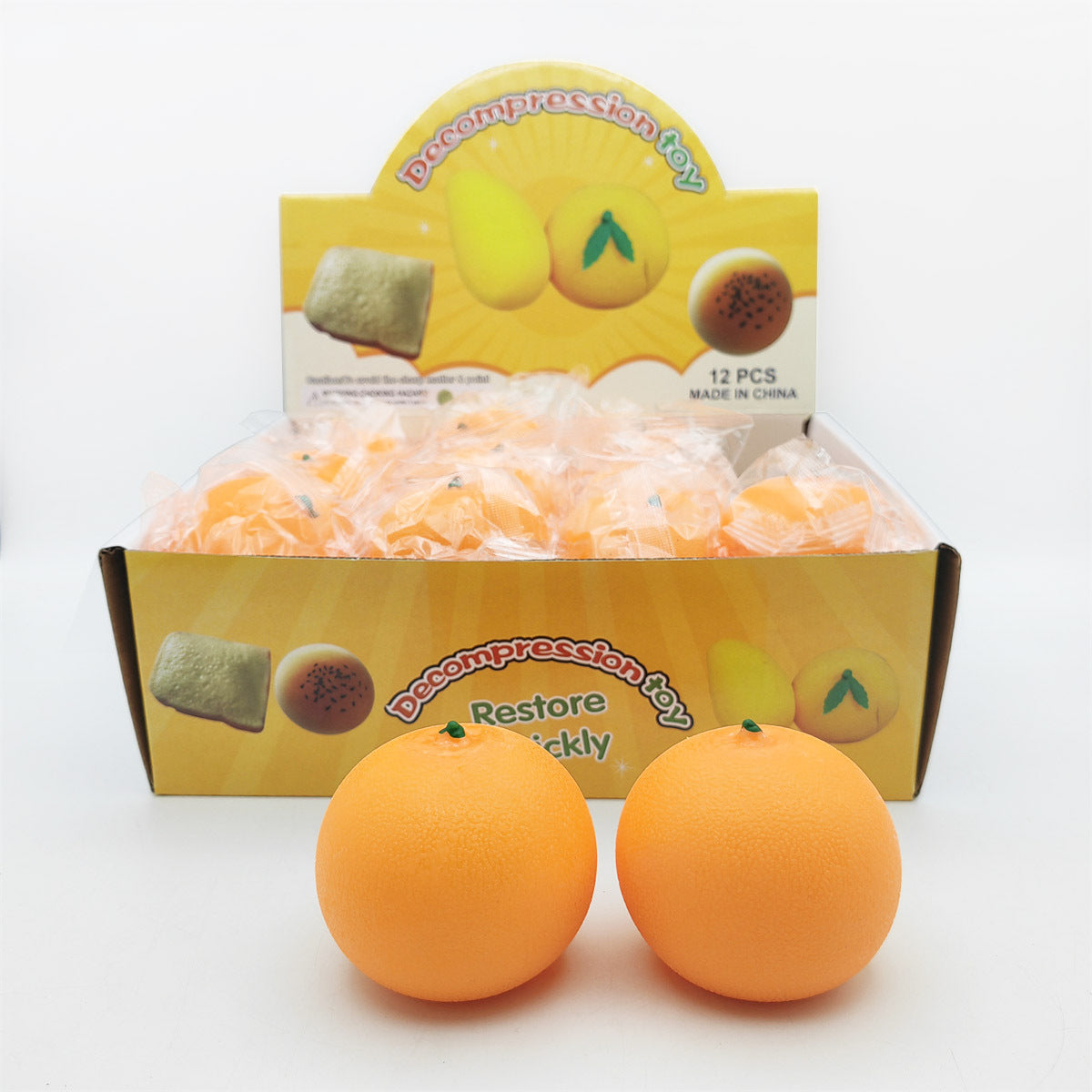 (Pre Order)Squishy Squeeze Orange Toy