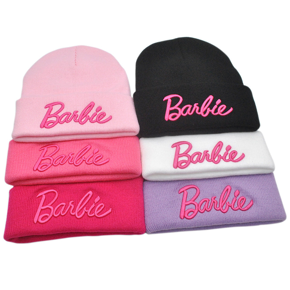 (Pre Order)Mommy and Me Embroidery Knitted Hat