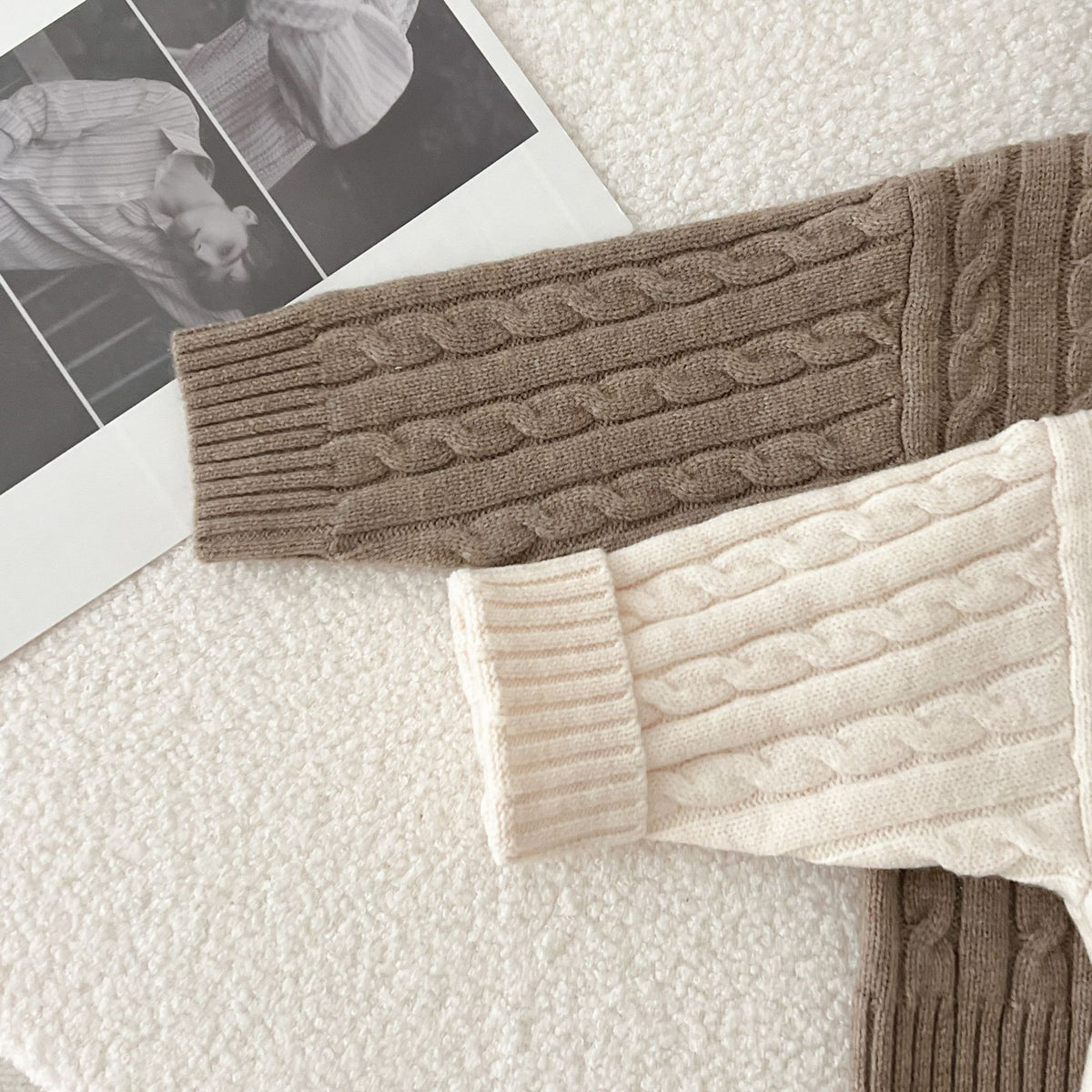 (Pre Order 2 Weeks)Kids Fall Knitted Hoodie