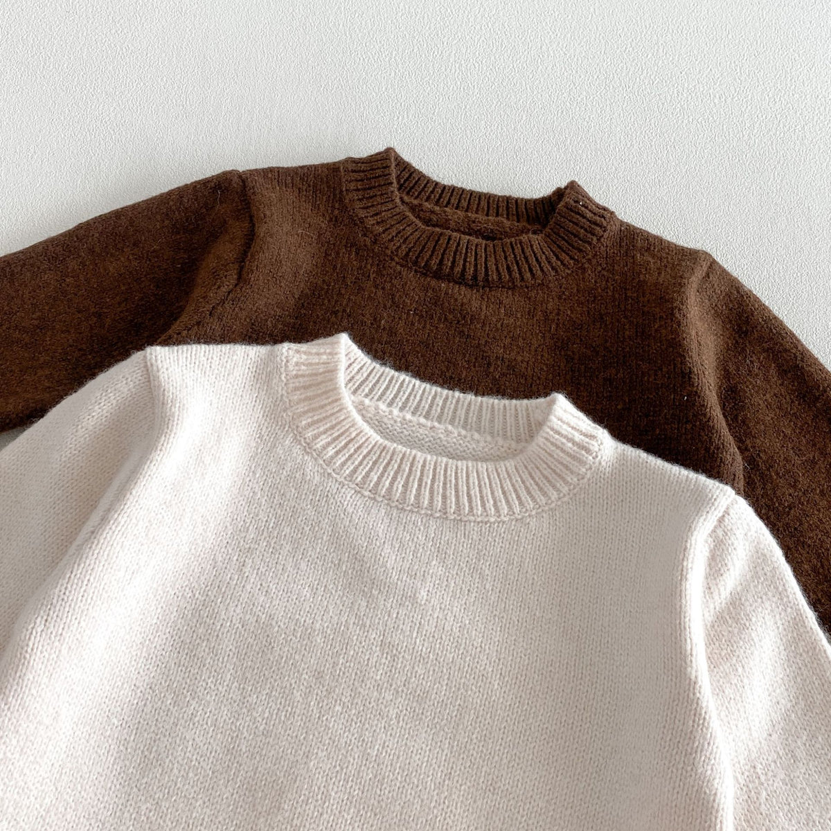 (Pre Order 2 Weeks)Unisex Fall Jacquard Round-neck Knit Sweater