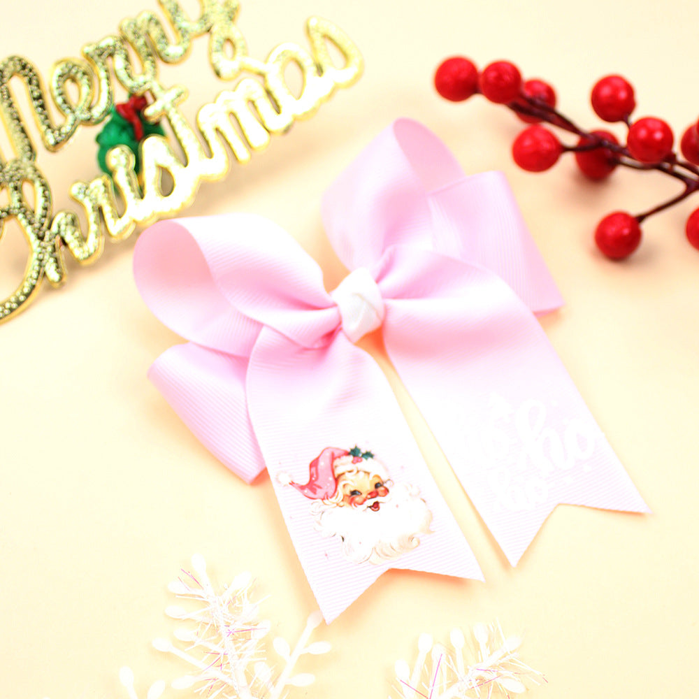 (Pre Order)Girls Christmas Bow-10 Pcs