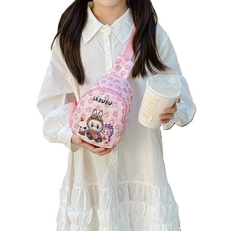 (Pre Order)Girls Cartoon Lightweight Sling Bag