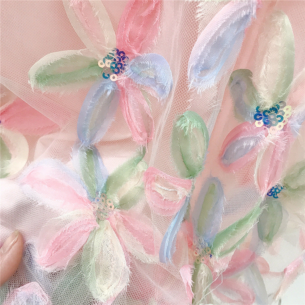 (In Production)Girls Spring&Summer Floral Gauzy Dress