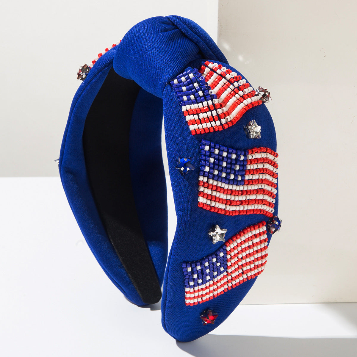 (Pre Order)Patriotic Stylish Seed Beads Headband