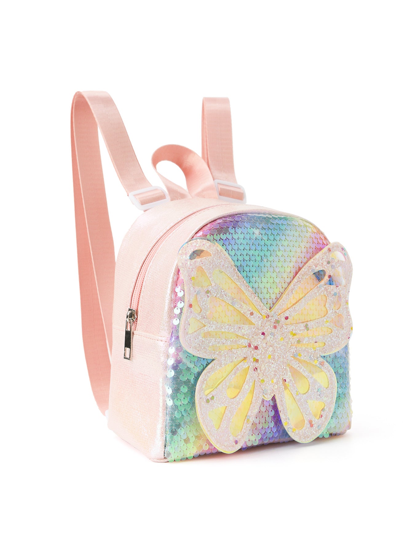 (Pre Order)Girls Butterfly Sequin backpack