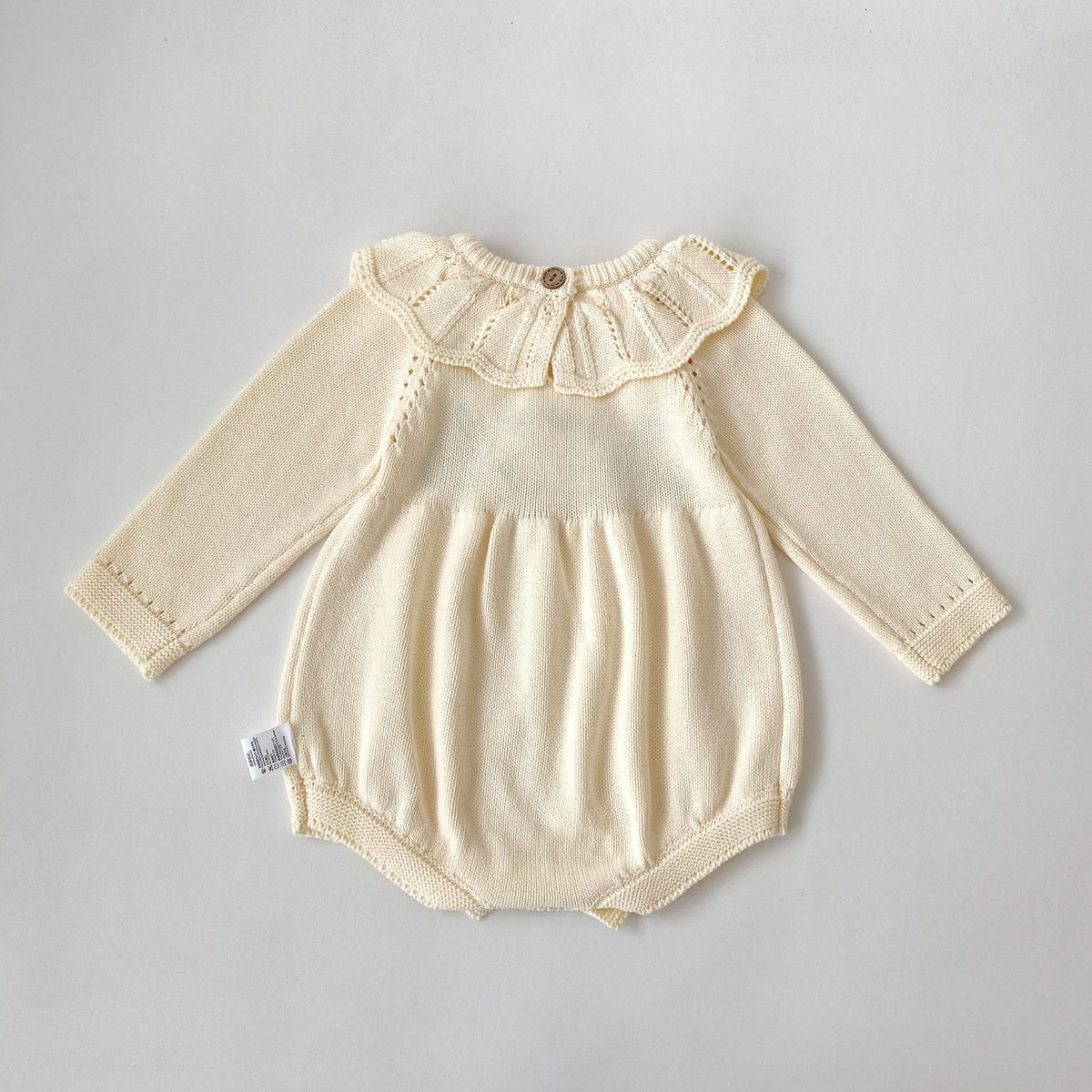 (Pre Order 2 Weeks)Toddler Girls Fall Embroidery Knitted Romper