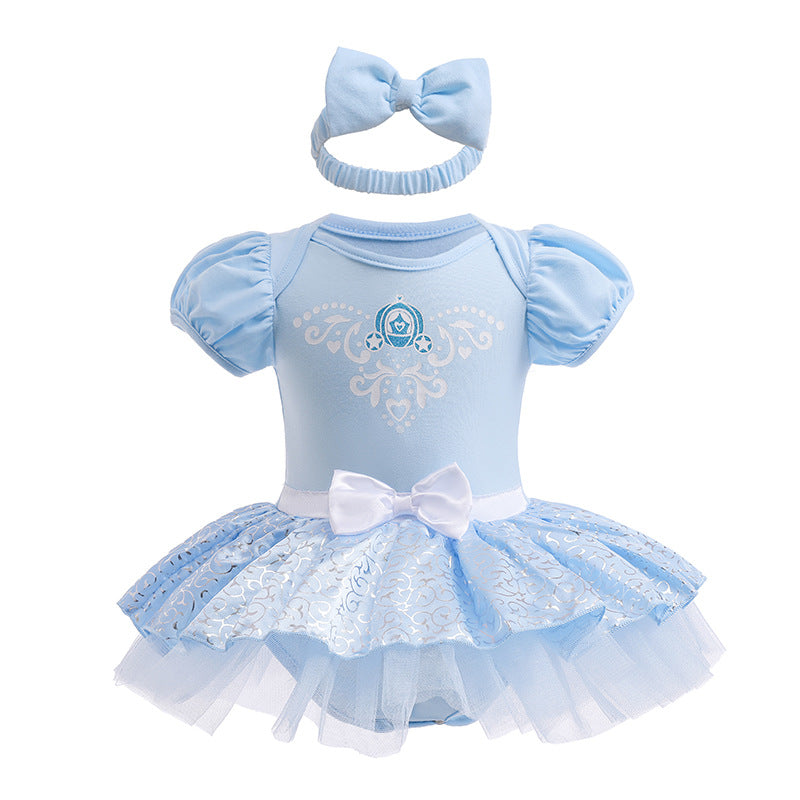 (Pre Order)Baby Girls Princess Romper