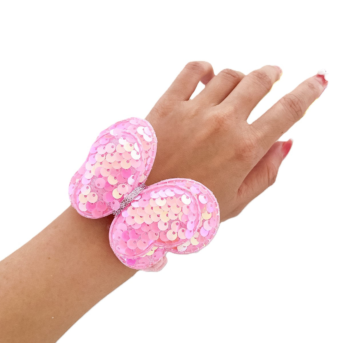(Pre Order)Girls Sequined Butterfly Shape Hair Tie