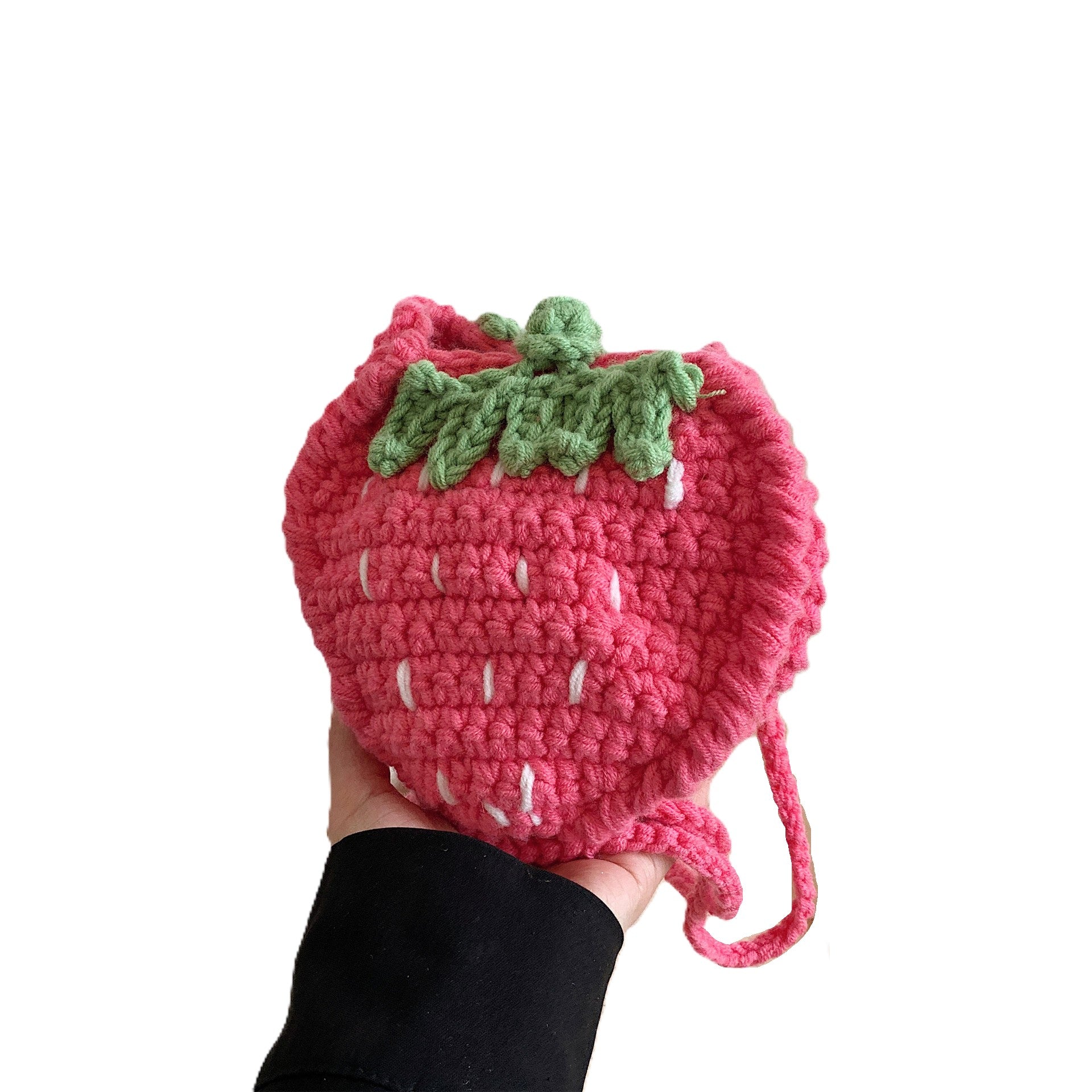 (Pre Order)Spring&Summer Strawberry Woolen Woven Bag