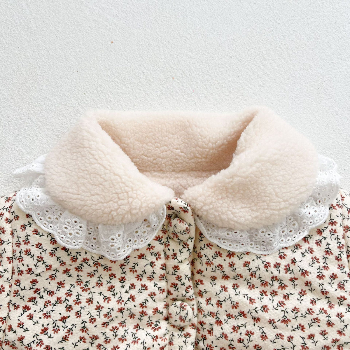 (Pre Order 2 Weeks)Kids Fall&Winter Floral Print Jacket