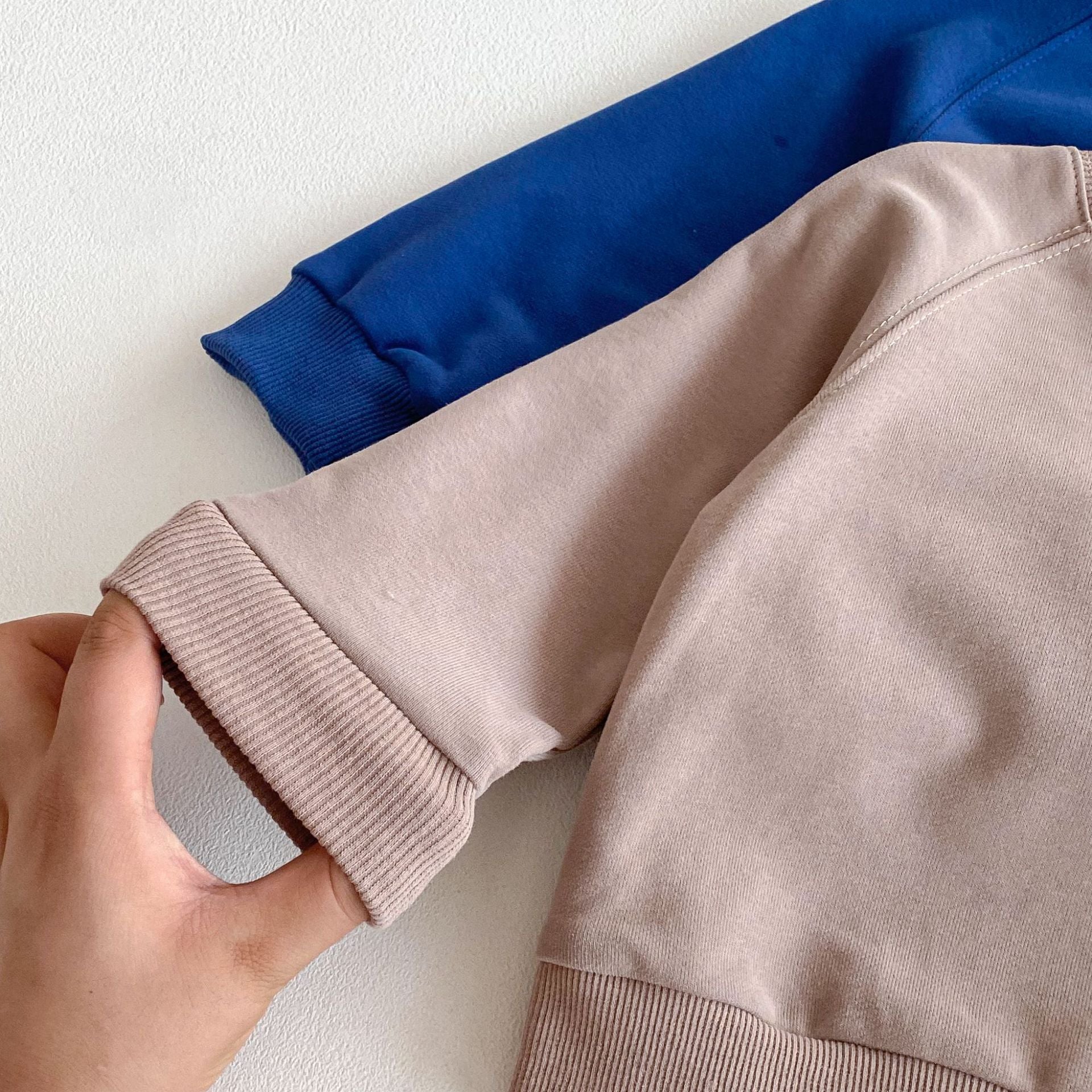 (Pre Order 2 Weeks)Boys Solid-color Pullover Set